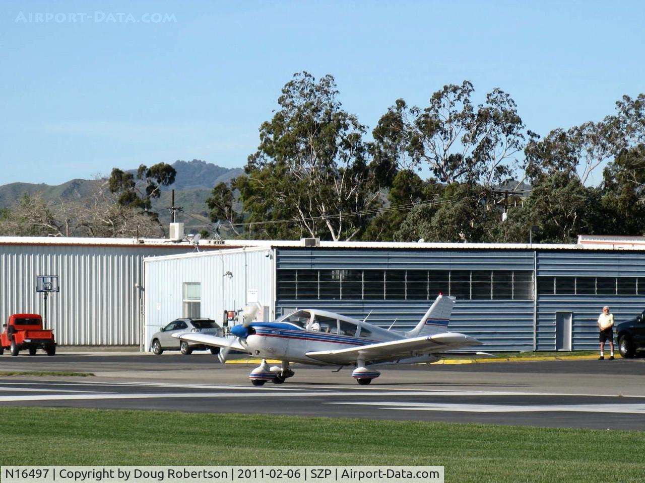 N16497, 1973 Piper PA-28-235 Cherokee Charger C/N 28-7310101, 1973 Piper PA-28-235 CHEROKEE CHARGER, Lycoming O-540-D4B5 235 Hp, taking the active
