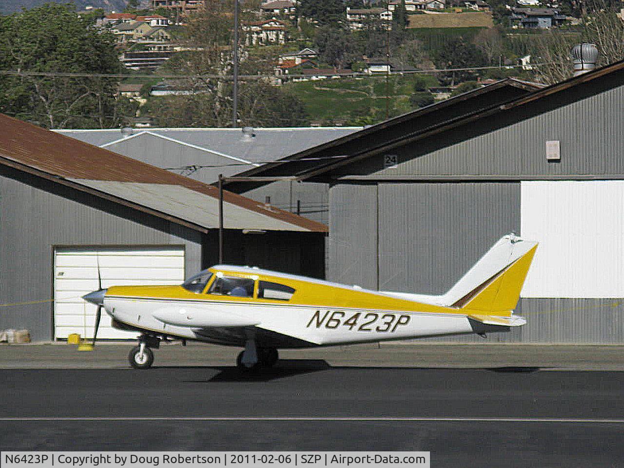 N6423P, 1959 Piper PA-24-250 Comanche C/N 24-1533, 1959 Piper PA-24-250 COMANCHE, Lycoming O-540-A1A5 250 hp, tip tanks, taxi to Rwy 04