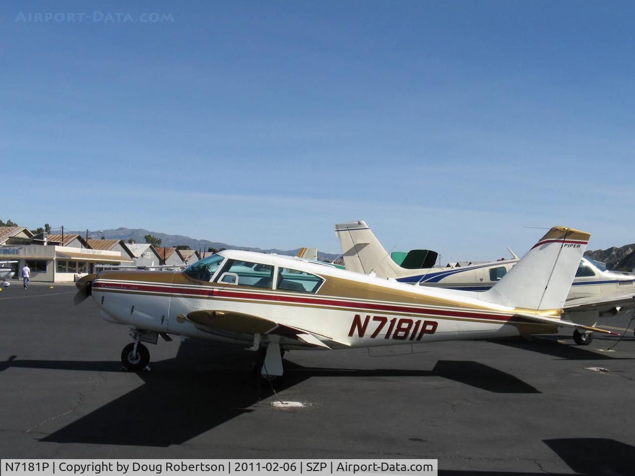 N7181P, 1960 Piper PA-24-250 Comanche C/N 24-2350, 1960 Piper PA-24-250 COMANCHE, Lycoming O-540-A1A5 250 Hp