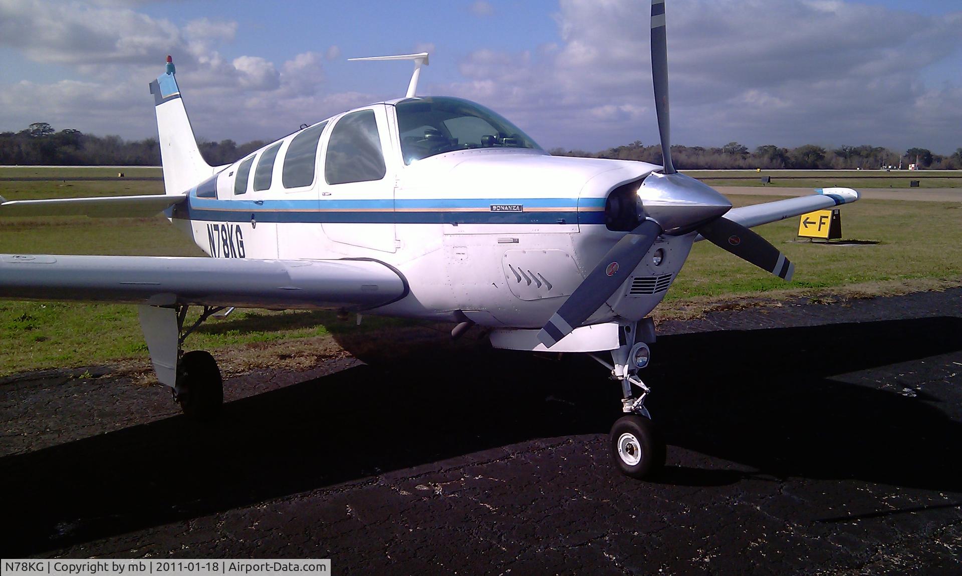N78KG, 1975 Beech A36 Bonanza 36 C/N E-643, A36-1975