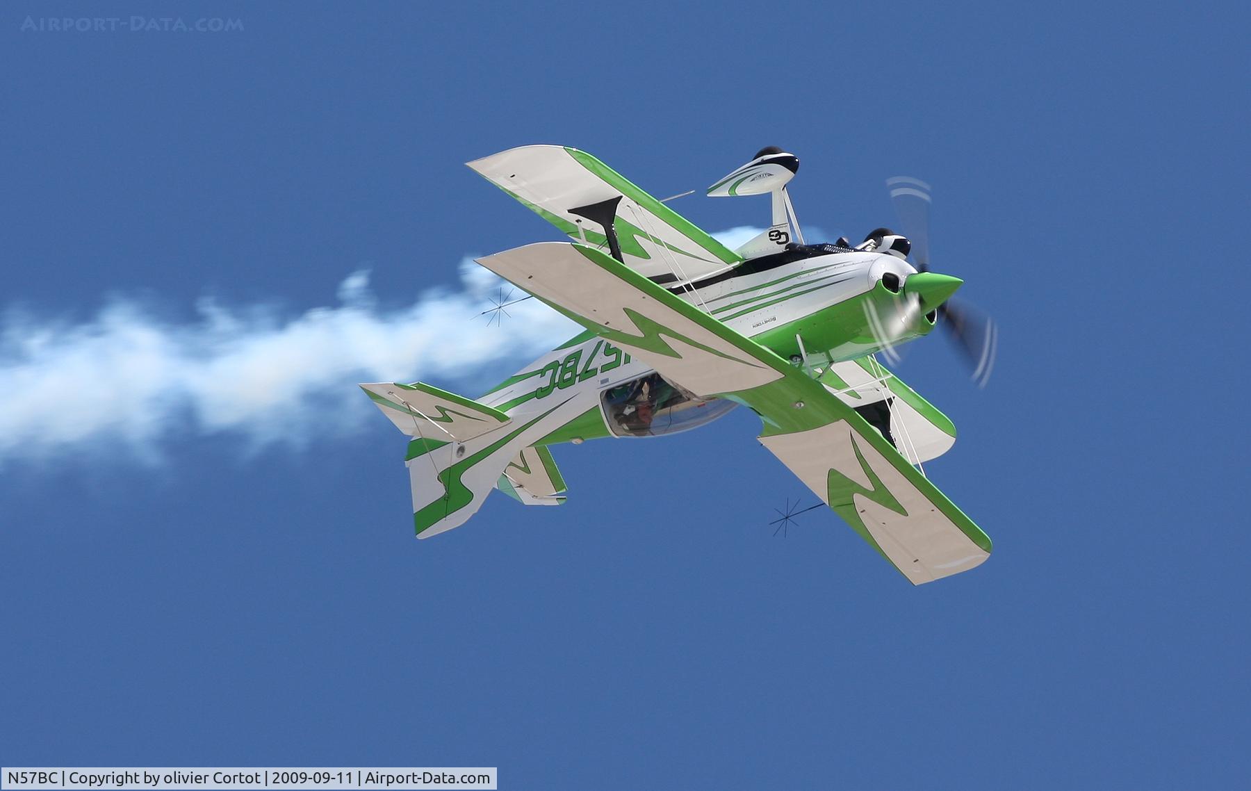 N57BC, 2001 Aviat Pitts S-2C Special C/N 6042, Fallon NAS airshow 2009