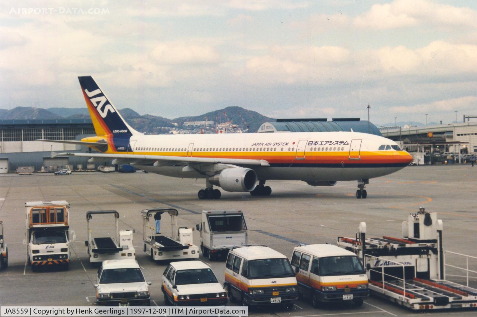 JA8559, 1992 Airbus A300B4-622R C/N 641, Japan Air System -JAS - JAL