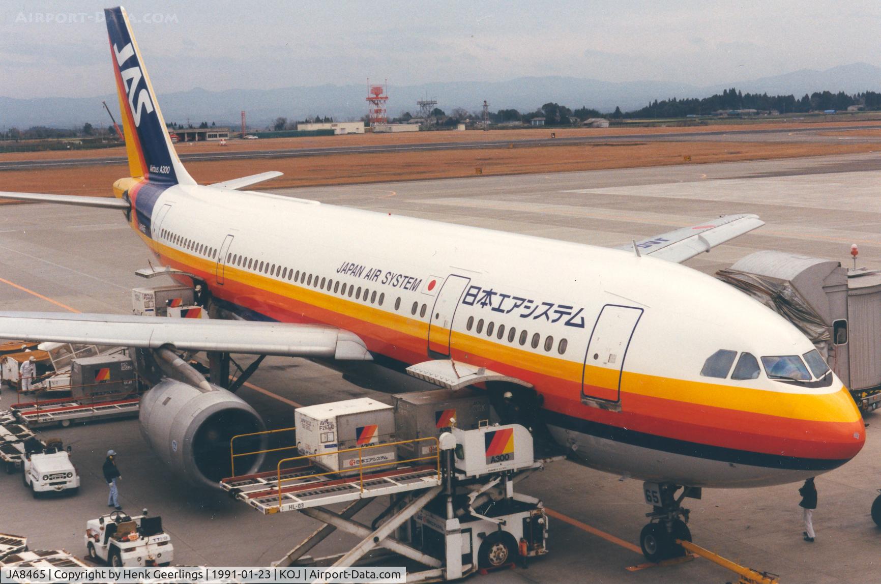 JA8465, Airbus A300B2K-3C C/N 089, Japan Air System - JAS