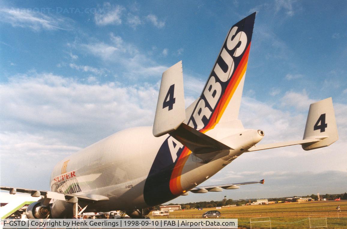 F-GSTD, 1998 Airbus A300B4-608ST Beluga C/N 776, Farnborough Air Show - Sep 1998 Airbus The Super Transporter 4 , 