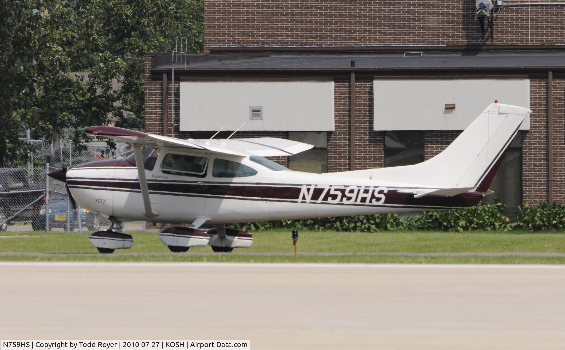 N759HS, 1977 Cessna 182Q Skylane C/N 18266012, AIRVENTURE 2010