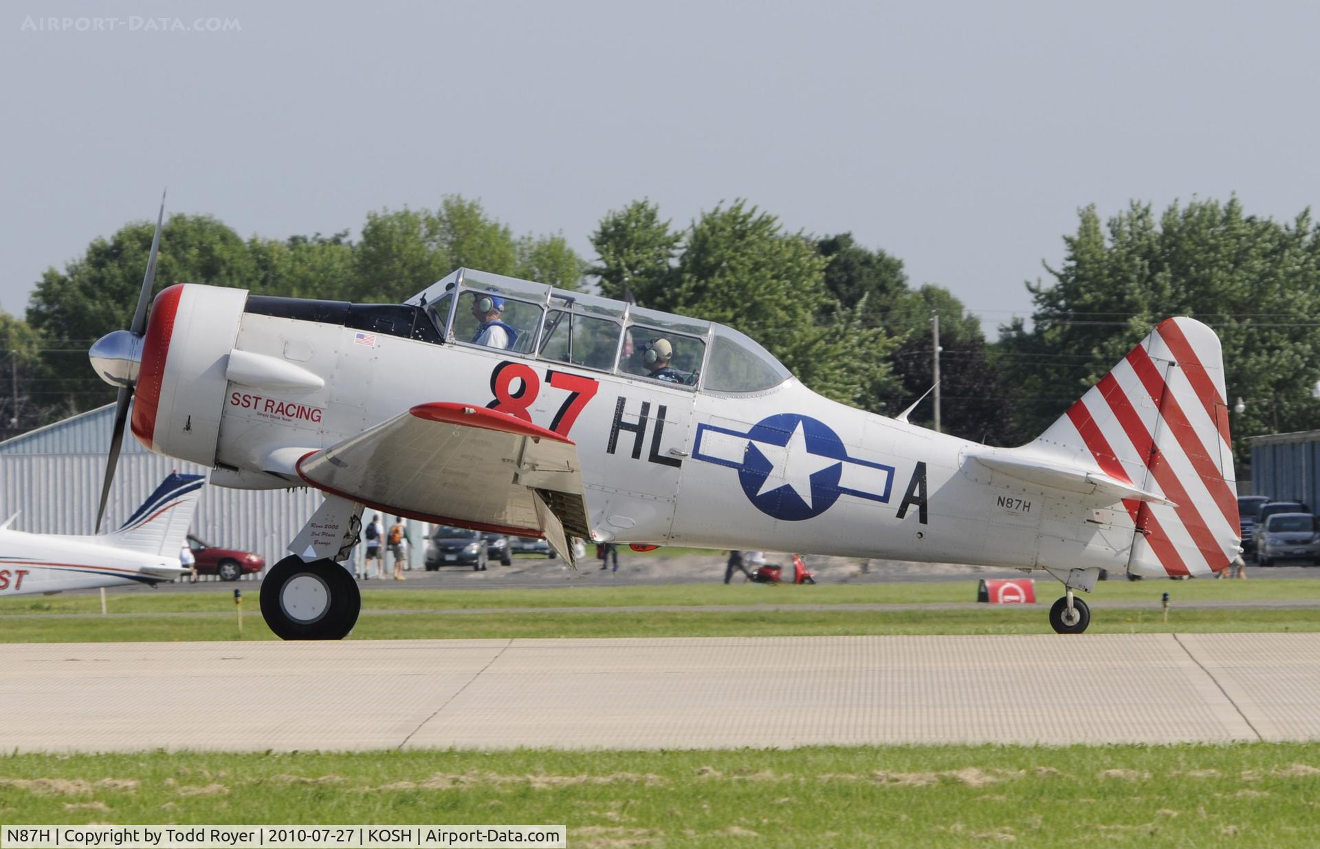 N87H, 1941 North American AT-6D Texan C/N 41-34571, AIRVENTURE 2010