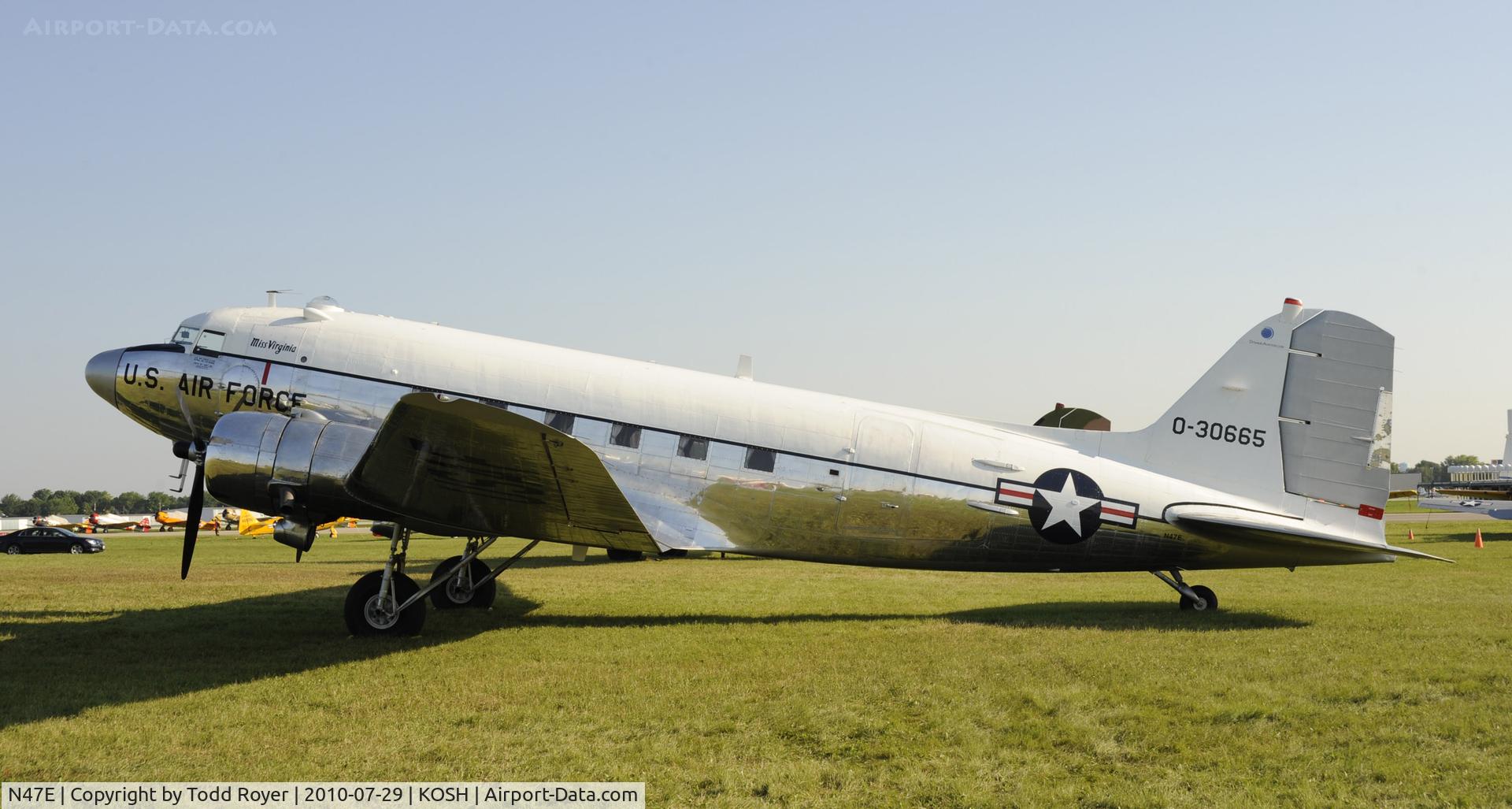 N47E, 1943 Douglas DC-3C (C-47A-60-DL) C/N 13816, AIRVENTURE 2010