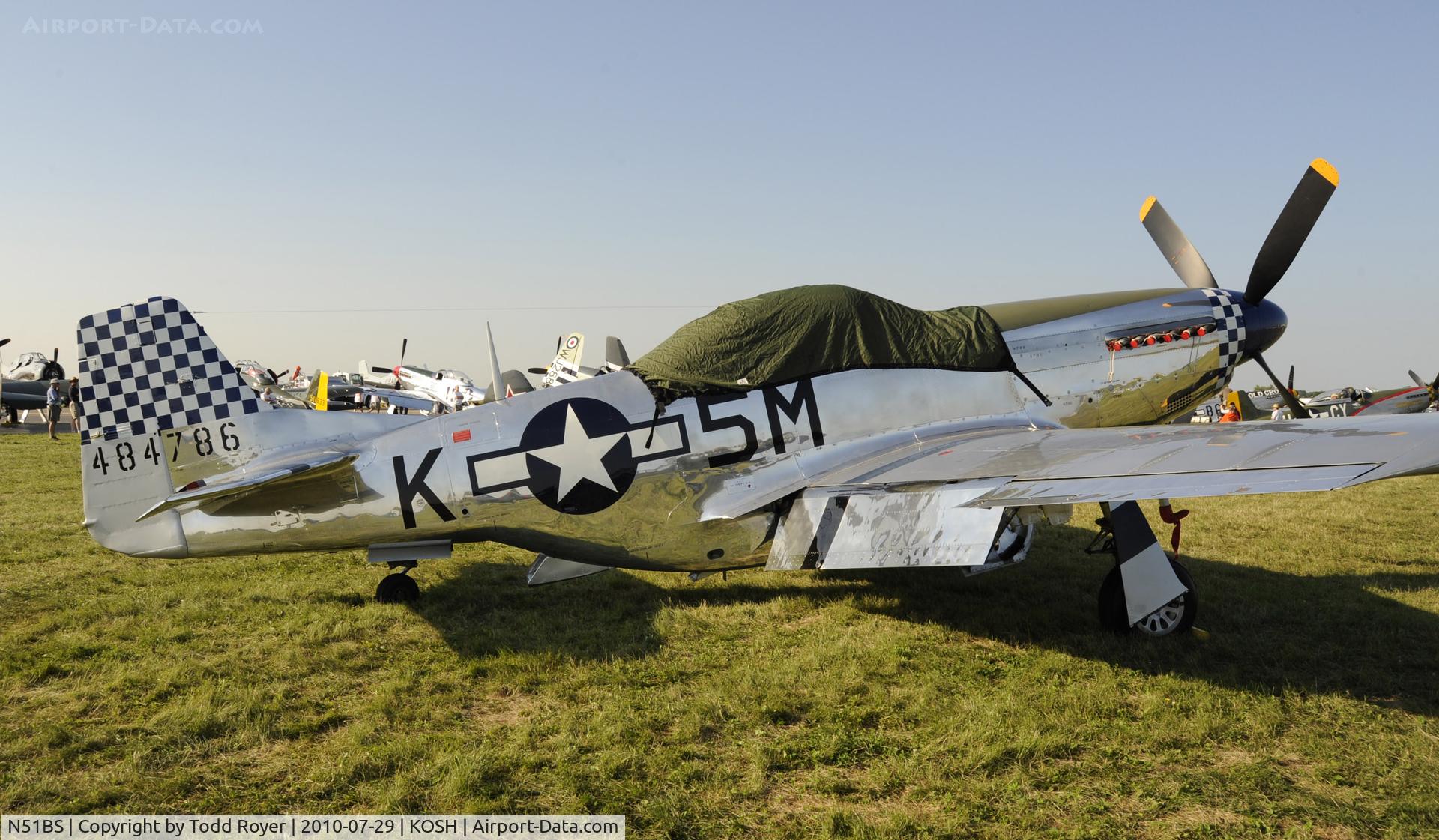 N51BS, 1958 North American P-51D Mustang C/N 44-73822, AIRVENTURE 2010