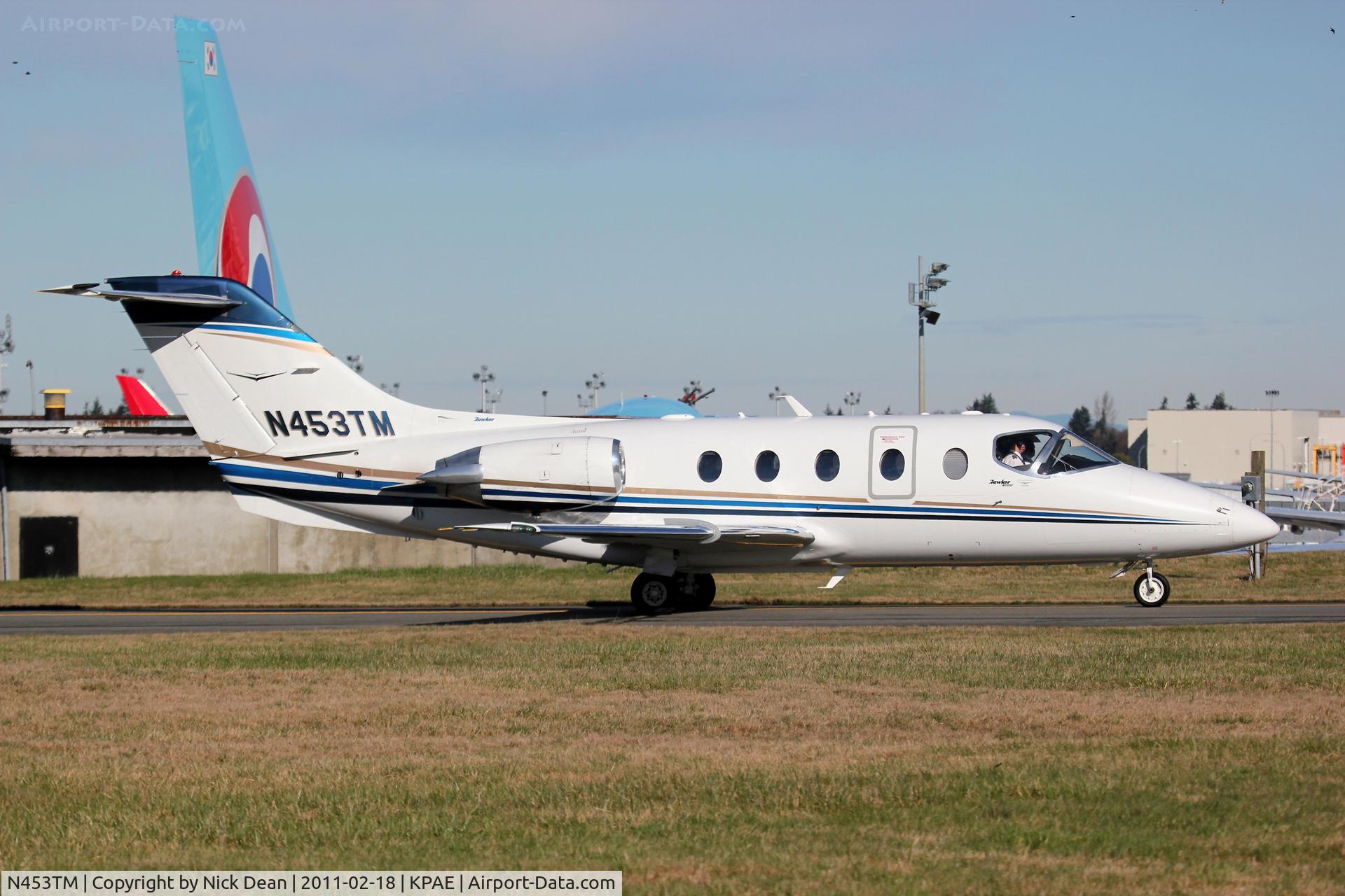 N453TM, Hawker Beechcraft 400A Beechjet C/N RK-581, KPAE