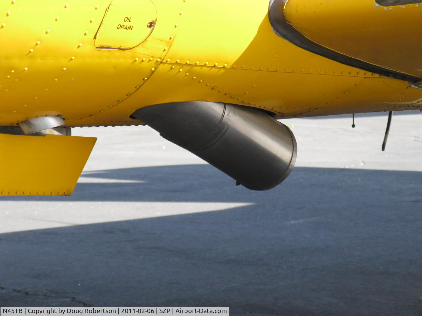N45TB, 1956 Beech D-45 Mentor C/N BG-235, 1956 Beech D-45 as T-34B MENTOR, Continental O-470-13 225 Hp, twin exhausts