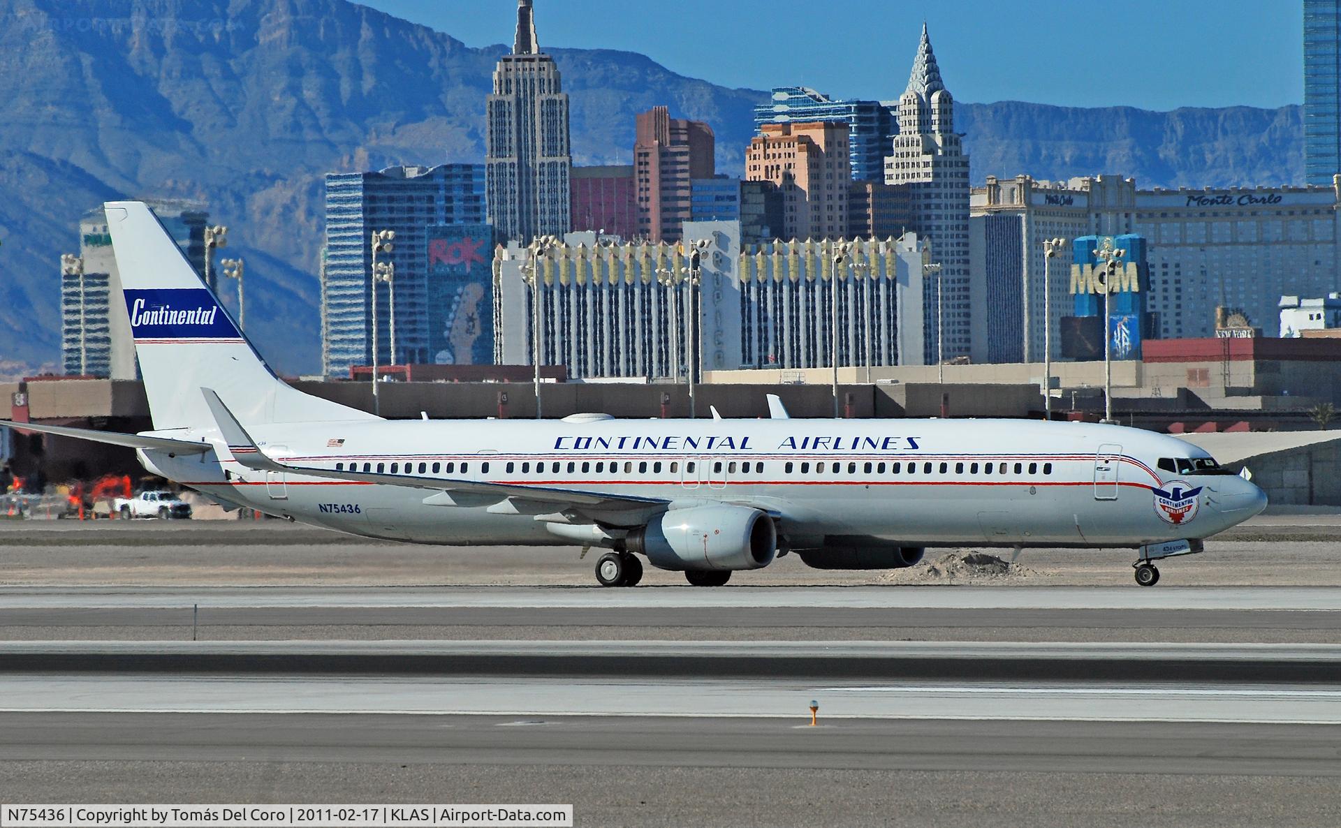 N75436, 2009 Boeing 737-924/ER C/N 33531, Continental Airlines Boeing 737-924/ER N75436 (cn 33531/2947)

Las Vegas - McCarran International (LAS / KLAS)
USA - Nevada, February 17, 2011
Photo: Tomás Del Coro
