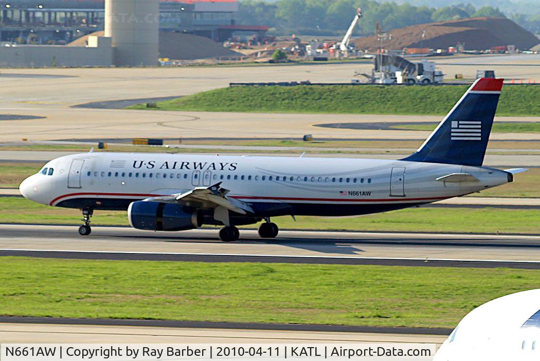 N661AW, 2000 Airbus A320-232 C/N 1284, Airbus A320-232 [1284] (US Airways) Atlanta~N 11/04/2010.