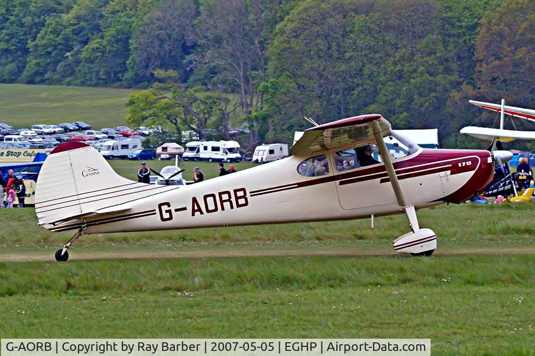 G-AORB, 1952 Cessna 170B C/N 20767, Cessna 170B [20767] Popham~G 05/05/2007.