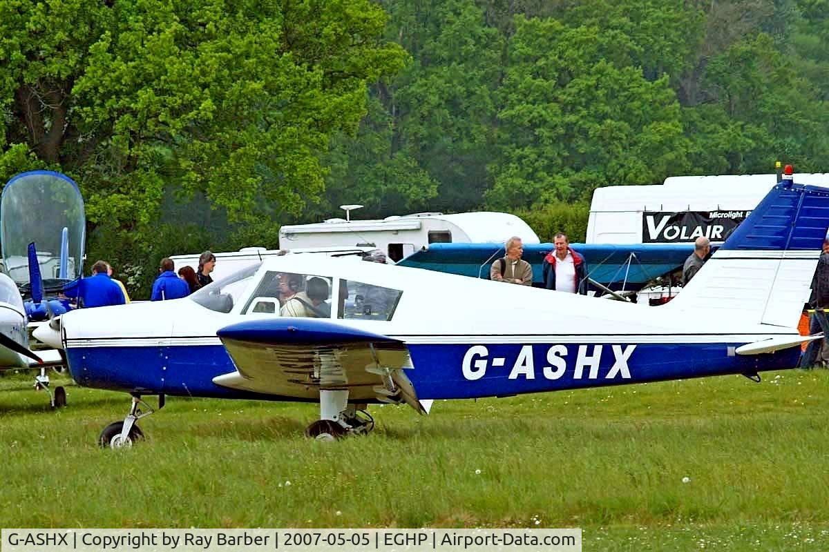 G-ASHX, 1963 Piper PA-28-180 Cherokee C/N 28-1266, Piper PA-28-180 Cherokee B [28-1266] Popham~G 05/05/2007