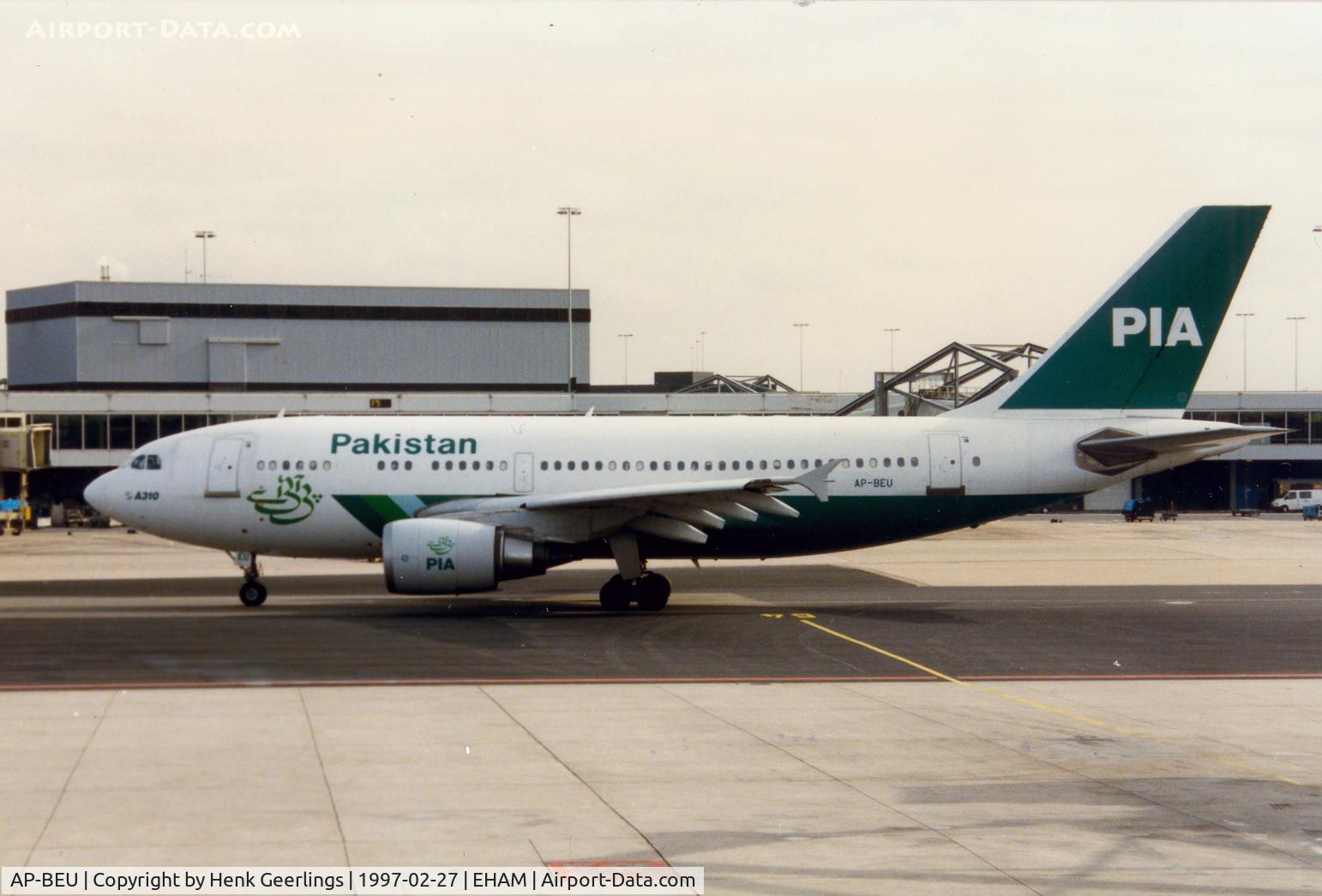 AP-BEU, 1994 Airbus A310-308 C/N 691, PIA