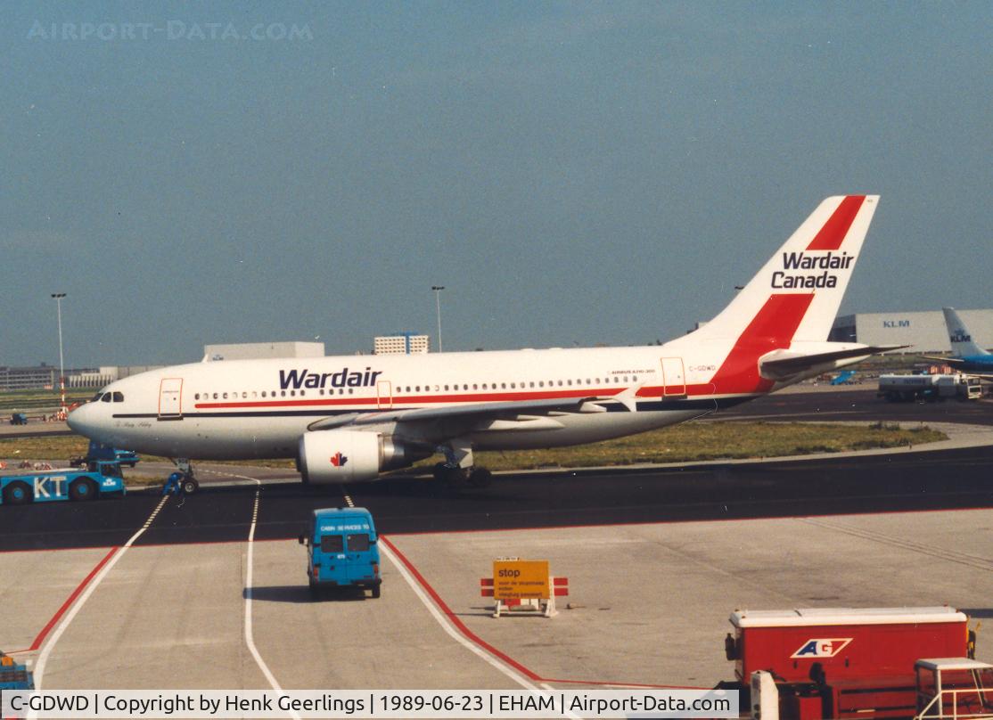 C-GDWD, 1988 Airbus A310-304 C/N 448, Wardair Canada