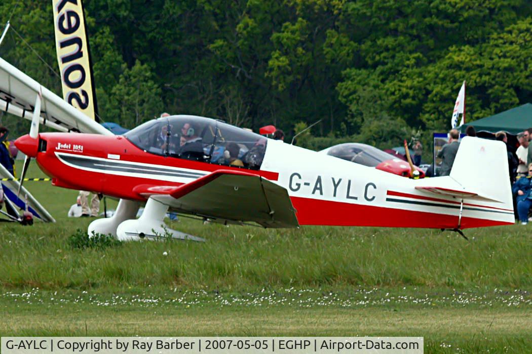 G-AYLC, 1964 CEA Jodel DR-1051 Ambassadeur C/N 536, SAN Jodel DR.1051 Sicile [536] Popham~G 05/05/2007