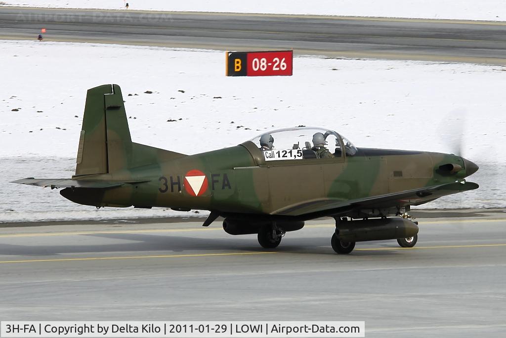 3H-FA, 1983 Pilatus PC-7 Turbo Trainer C/N 412, Austrian Air Forces PC 7 arms with 2x 12.7 mm of machine gun M3P Browning in HMP-250 Pods of FN Herstal, 250 shots, total weight per Pod: 116 kg