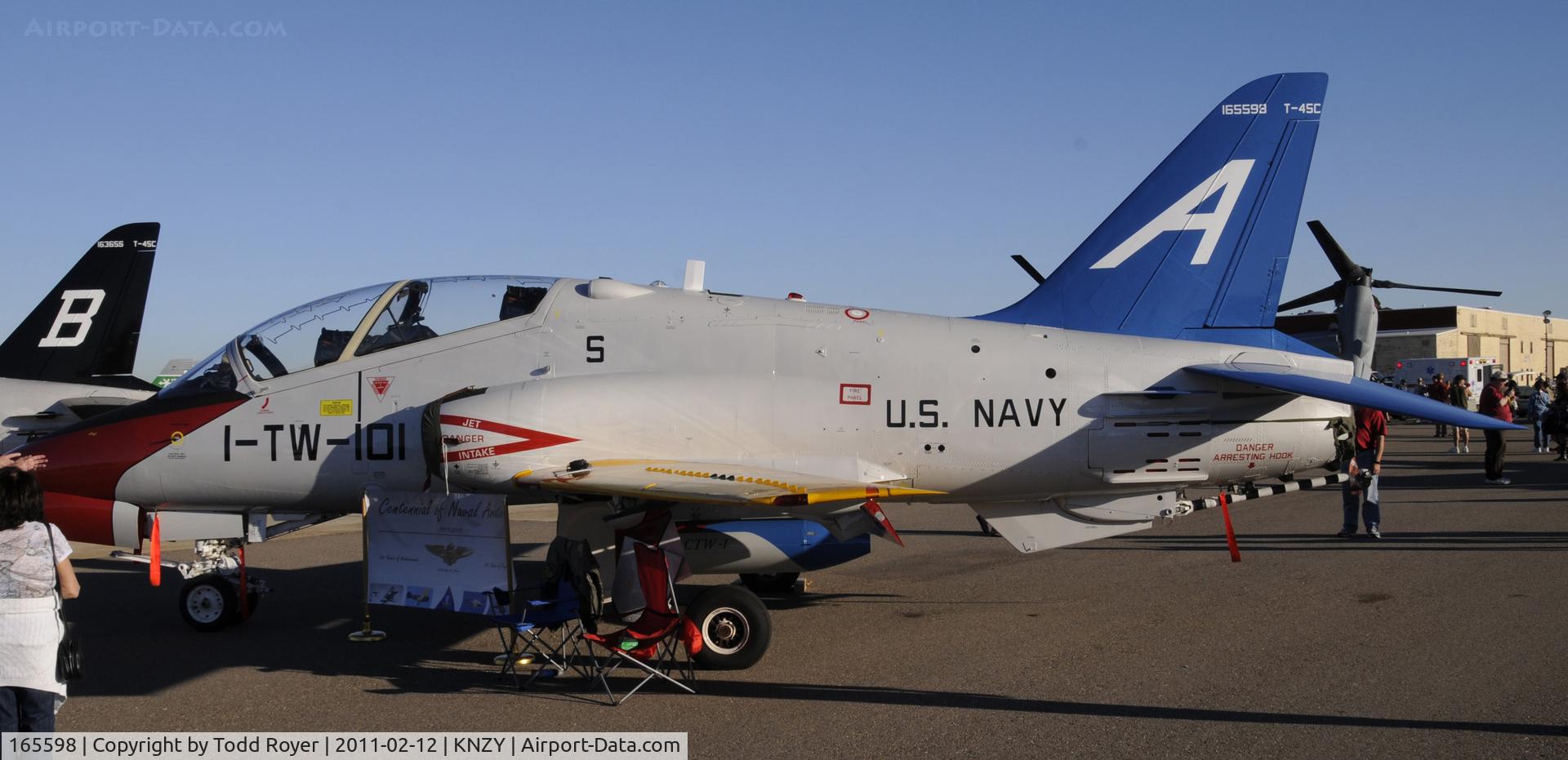 165598, Boeing T-45C Goshawk C/N C056, Special paint for the Centennial of Naval Aviation