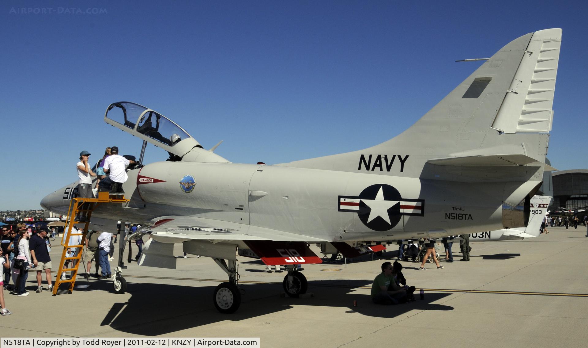 N518TA, 2010 Douglas TA-4J Skyhawk C/N 14291, Centennial of Naval Aviation
