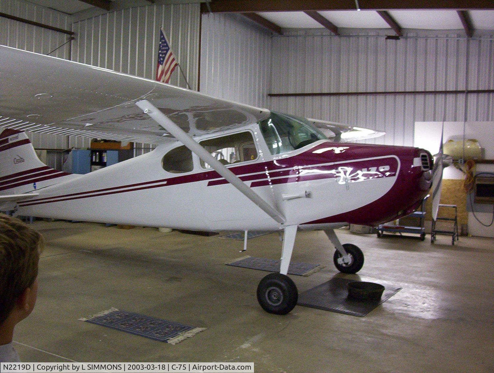 N2219D, 1952 Cessna 170B C/N 20371, 2006 PAINT