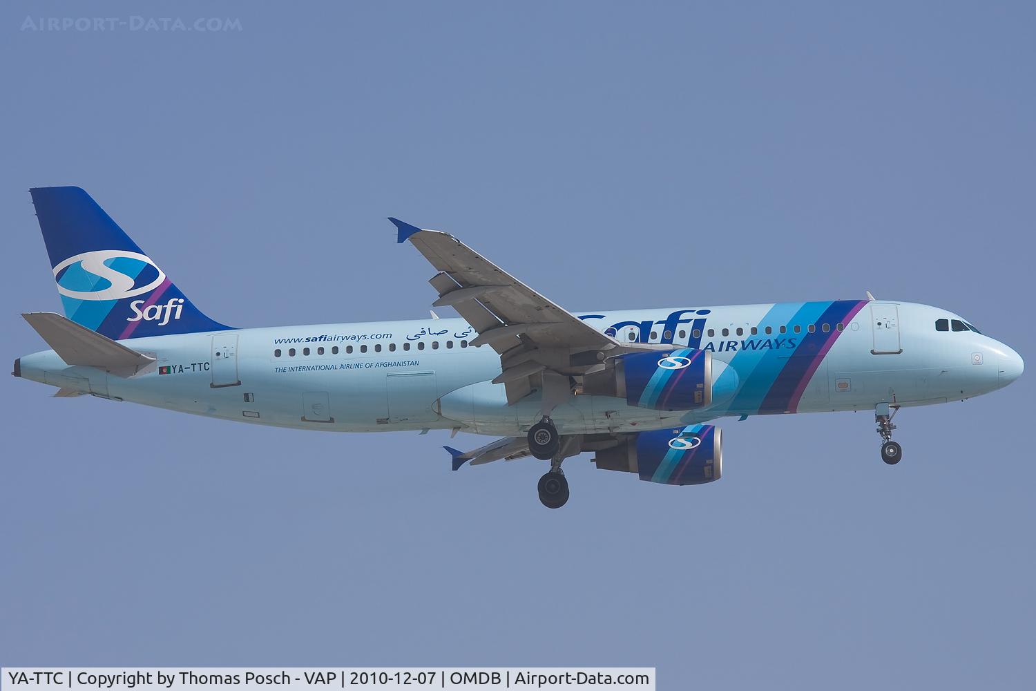 YA-TTC, 1997 Airbus A320-212 C/N 0671, Safi Airways