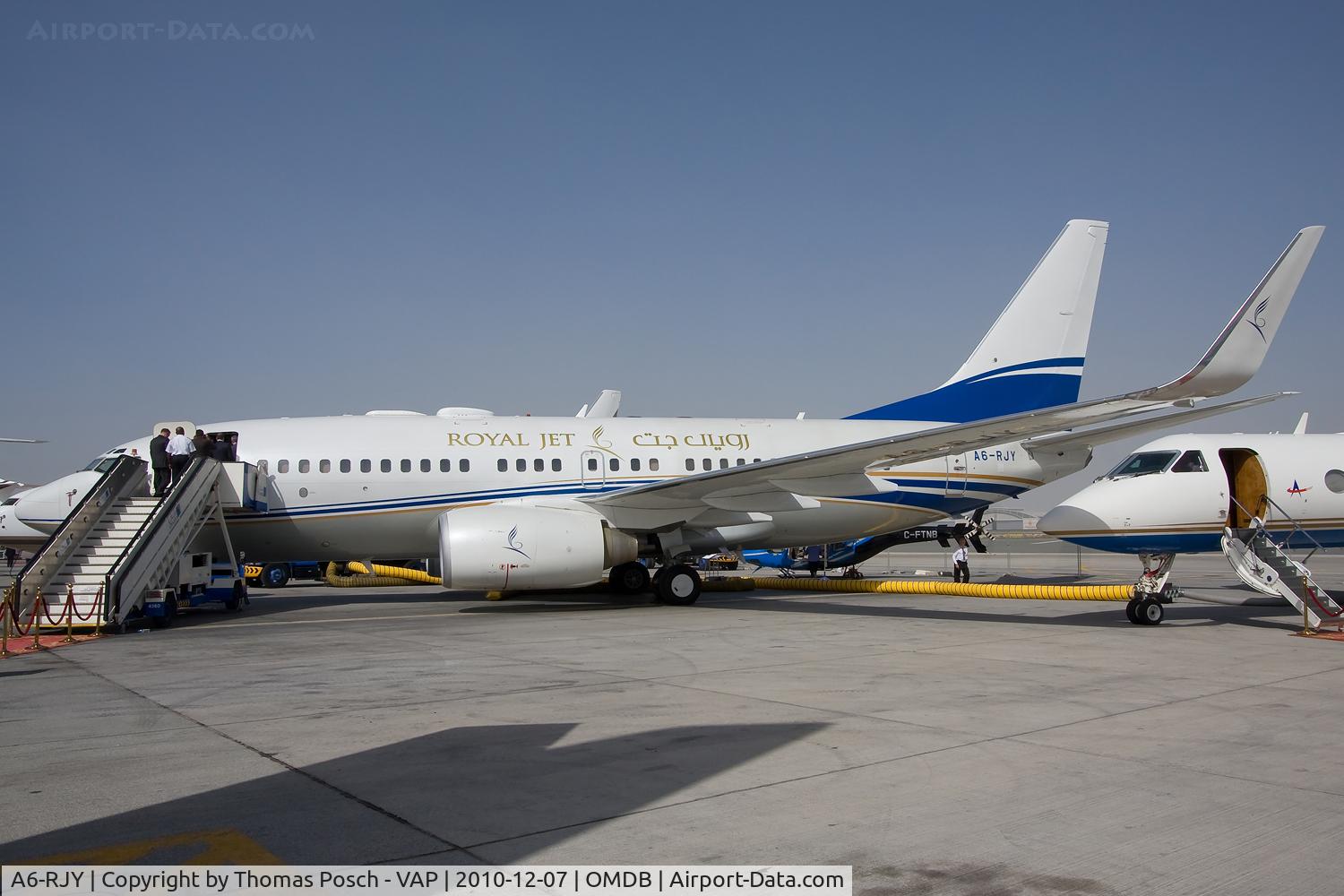 A6-RJY, 1999 Boeing 737-7Z5 BBJ C/N 29857, Royal Jet