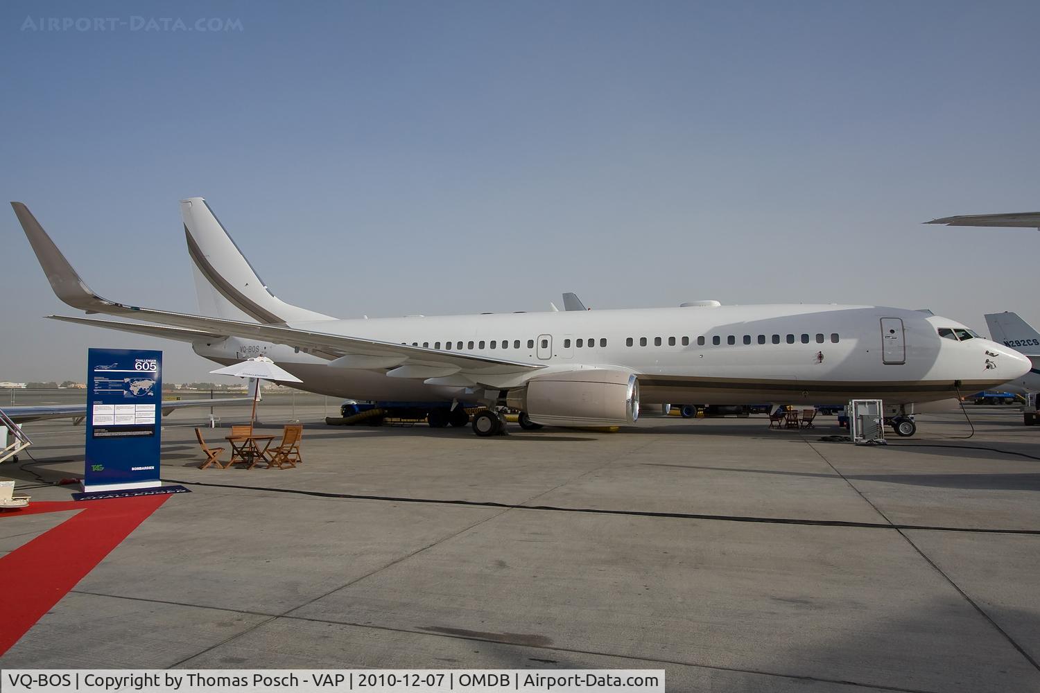 VQ-BOS, 2007 Boeing 737-8GQ C/N 35792, Bayham Holdings