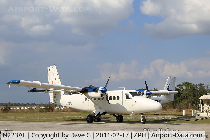 N223AL, 1969 De Havilland Canada DHC-6-200 Otter C/N 223, Twin Otter at Skydive City, Zephyrhills, FL