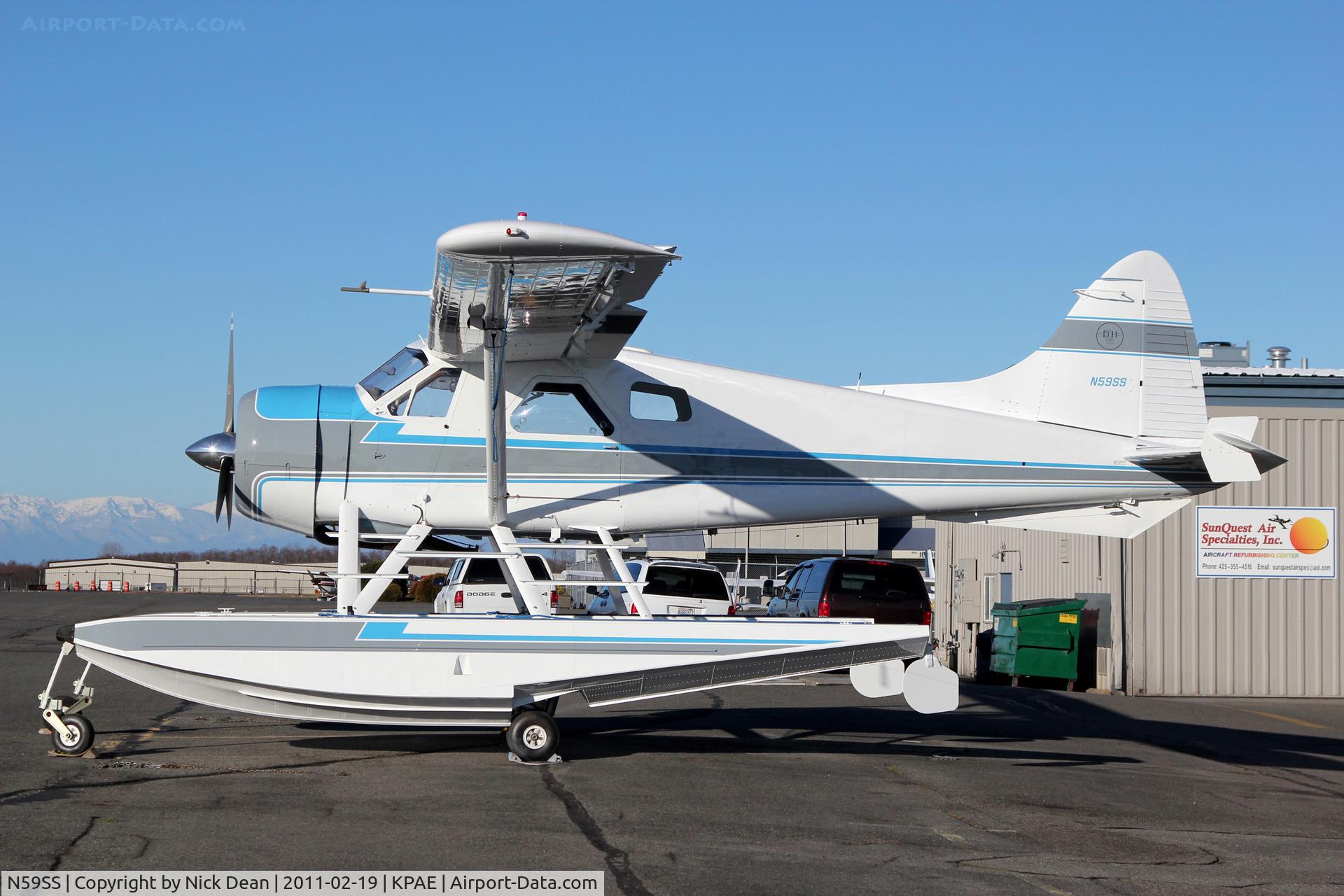 N59SS, De Havilland Canada DHC-2 Beaver Mk.I (L20A) C/N 1117, KPAE