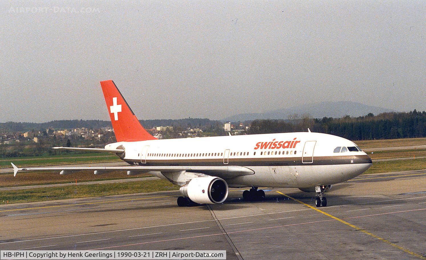 HB-IPH, 1985 Airbus A310-322 C/N 409, Swissair