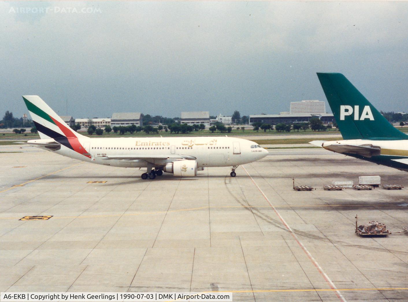 A6-EKB, 1987 Airbus A310-304 C/N 436, Emirates