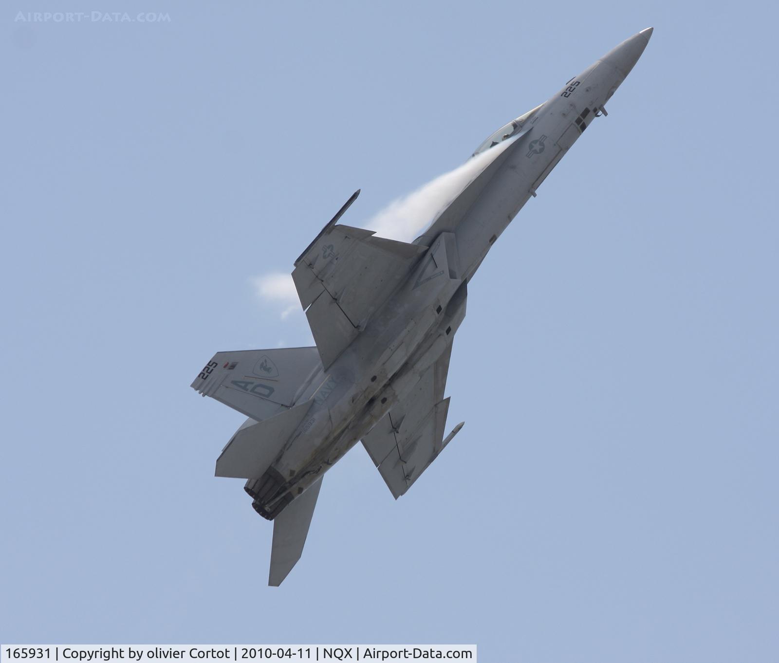 165931, Boeing F/A-18F Super Hornet C/N F077, NAS Key west airshow
