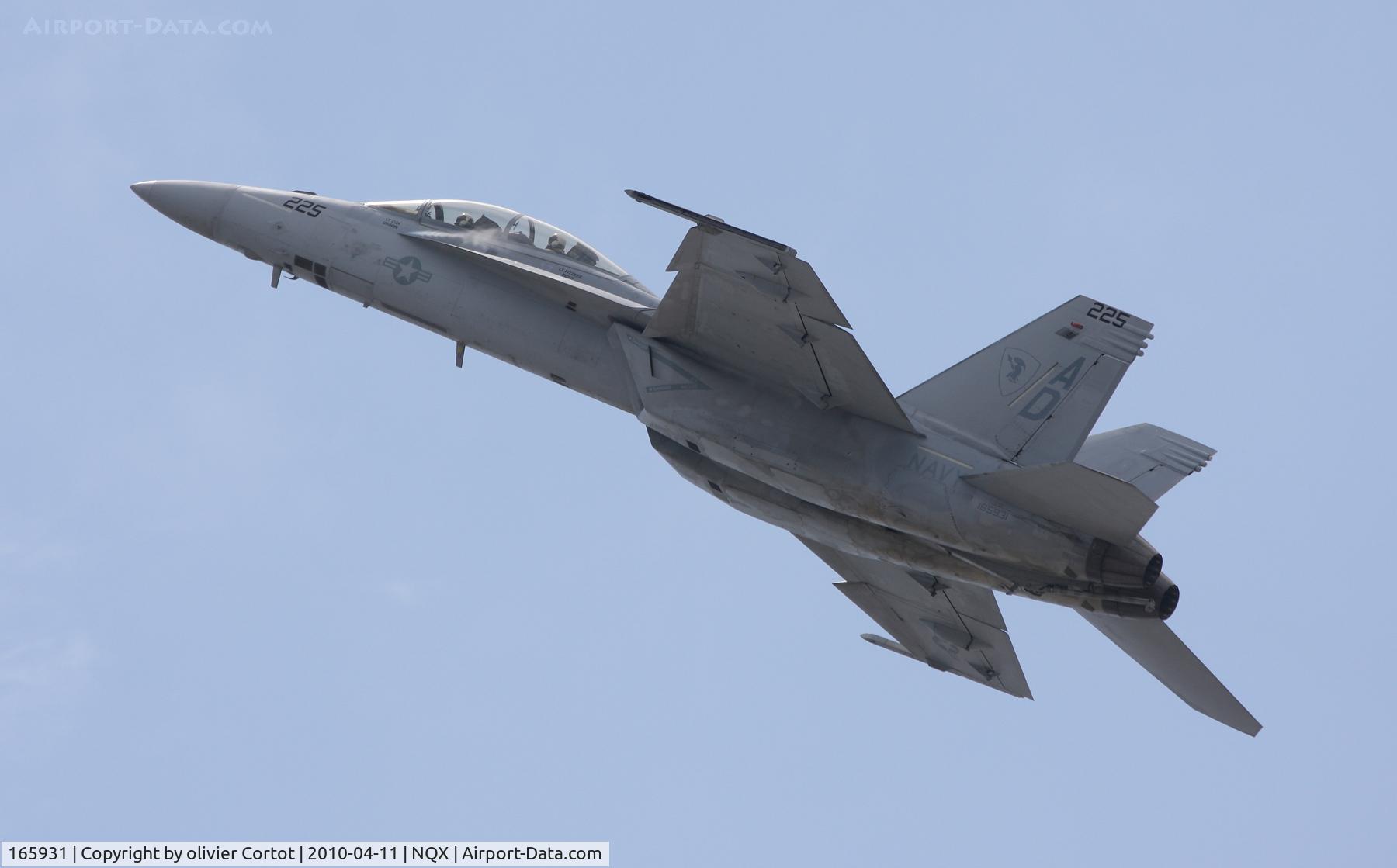 165931, Boeing F/A-18F Super Hornet C/N F077, NAS Key west airshow