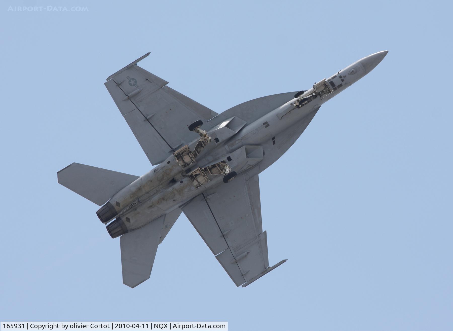 165931, Boeing F/A-18F Super Hornet C/N F077, NAS Key west airshow