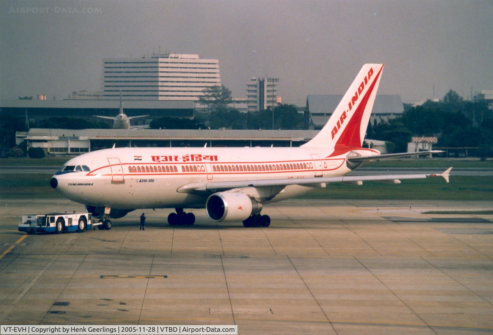 VT-EVH, 1988 Airbus A310-304 C/N 481, Air India