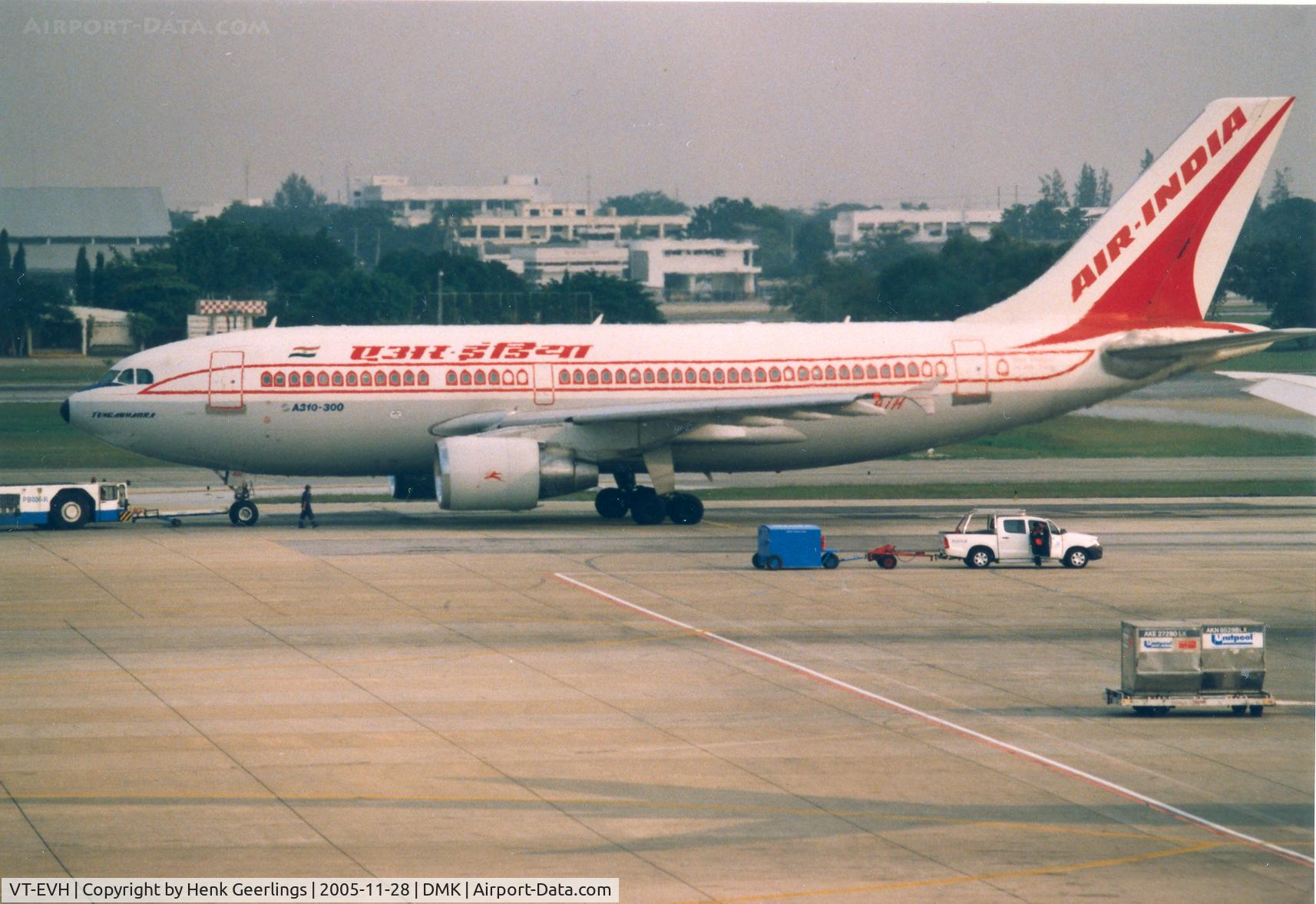 VT-EVH, 1988 Airbus A310-304 C/N 481, Air India