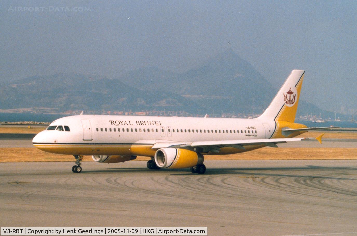 V8-RBT, 2003 Airbus A320-232 C/N 2139, Royal Brunei