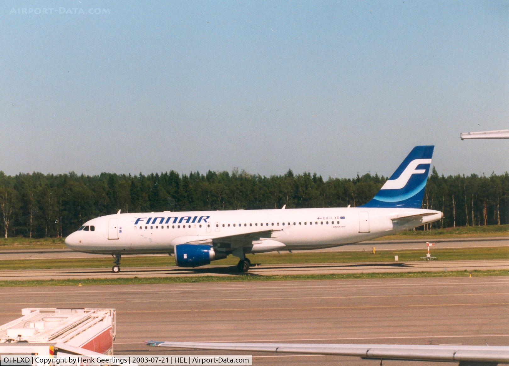 OH-LXD, 2001 Airbus A320-214 C/N 1588, Finnair