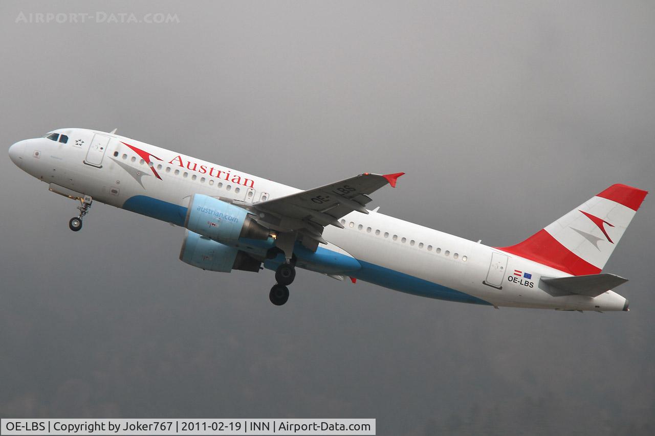 OE-LBS, 2000 Airbus A320-214 C/N 1189, Austrian Airlines