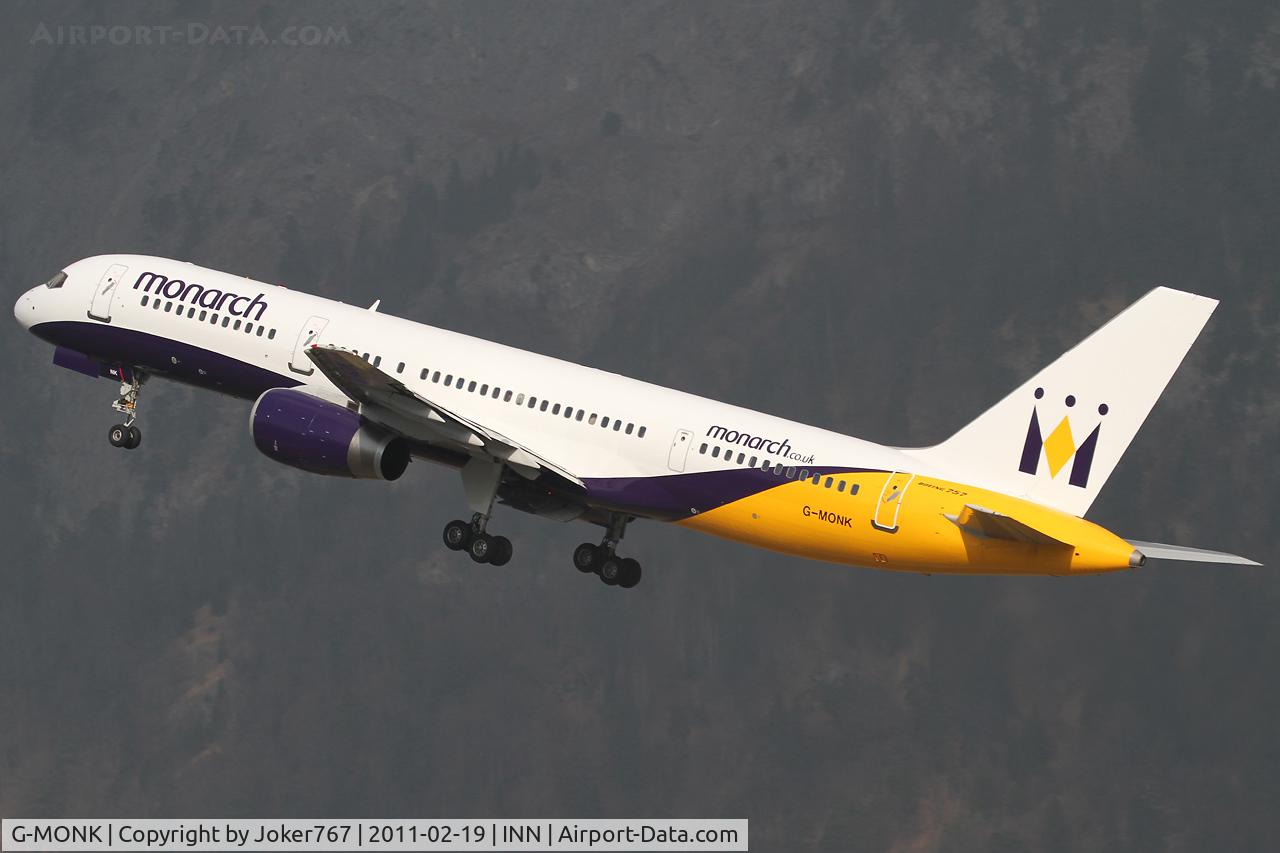 G-MONK, 1988 Boeing 757-2T7 C/N 24105, Monarch