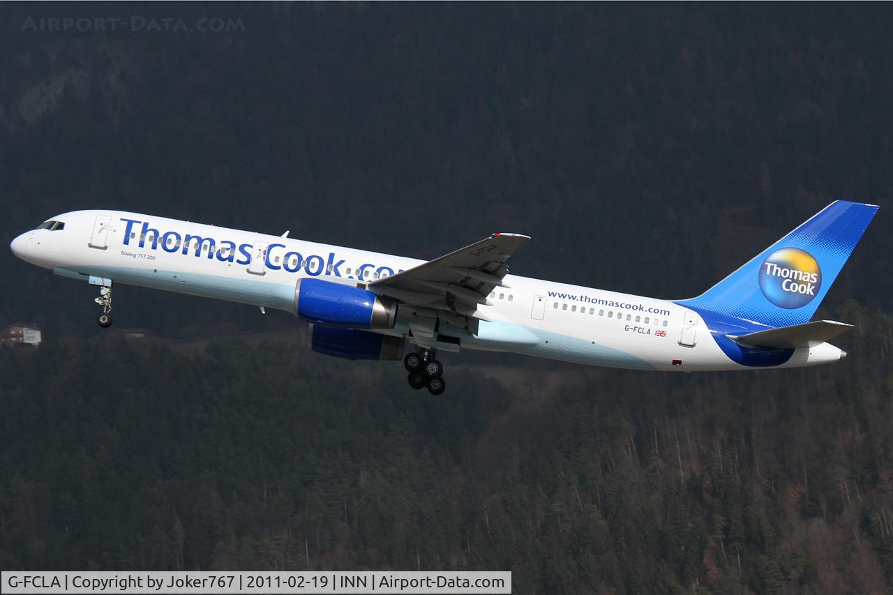 G-FCLA, 1997 Boeing 757-28A C/N 27621, Thomas Cook Airlines