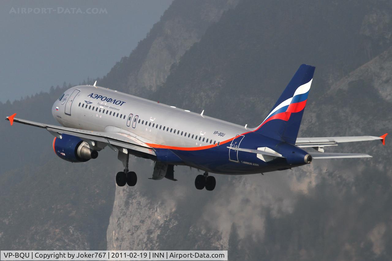 VP-BQU, 2008 Airbus A320-214 C/N 3373, Aeroflot