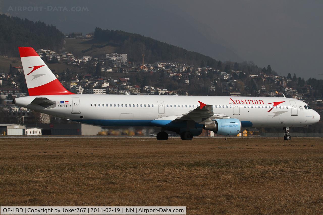 OE-LBD, 1998 Airbus A321-211 C/N 920, Austrian Airlines