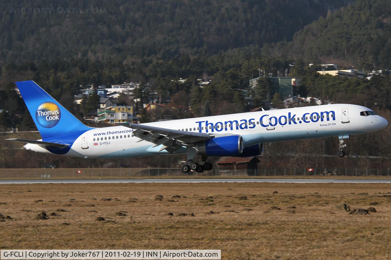 G-FCLI, 1995 Boeing 757-28A C/N 26275, Thomas Cook Airlines