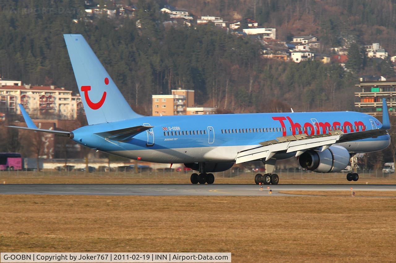 G-OOBN, 2000 Boeing 757-2G5 C/N 29379, Thomson Airlines