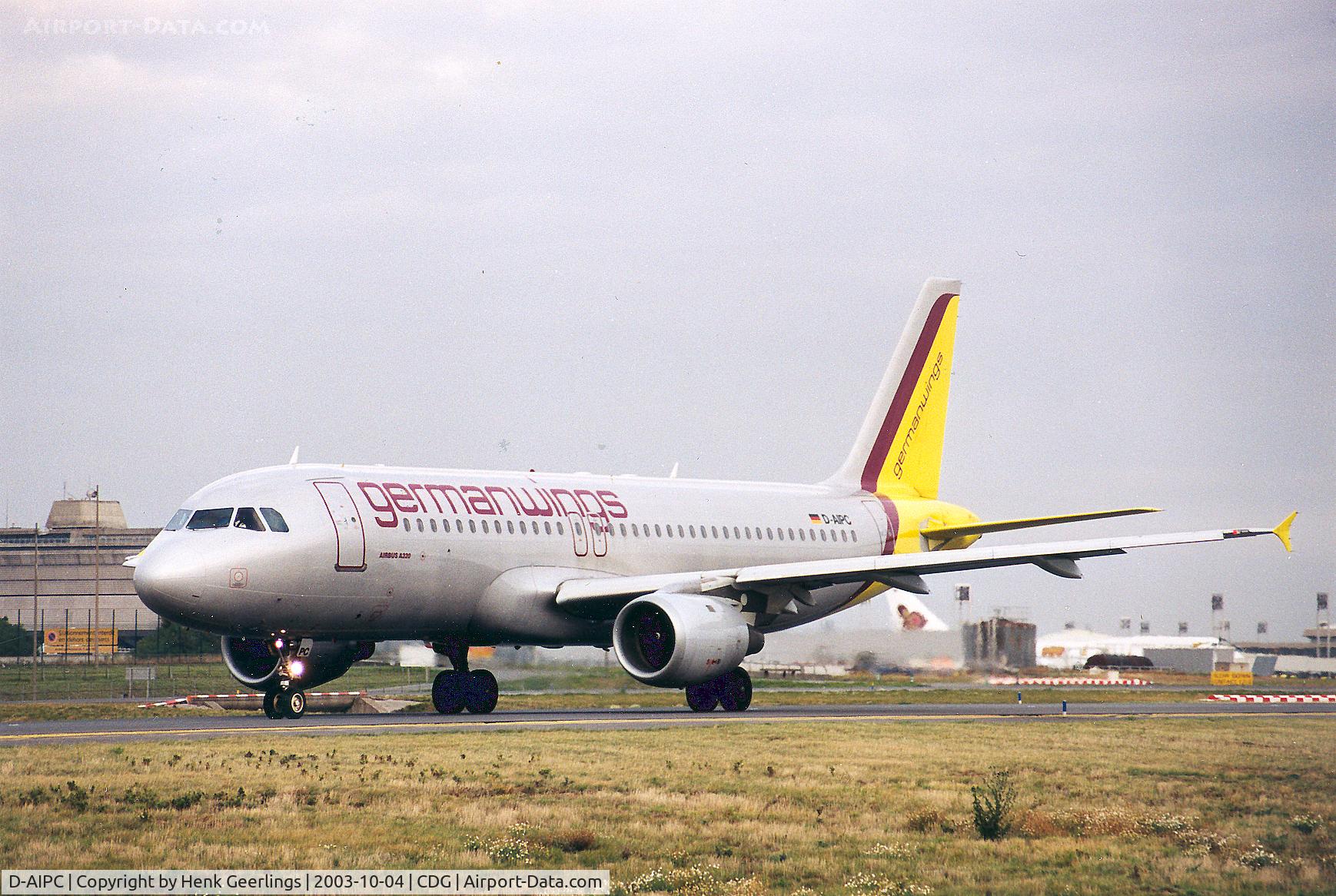 D-AIPC, 1989 Airbus A320-211 C/N 0071, germanwings