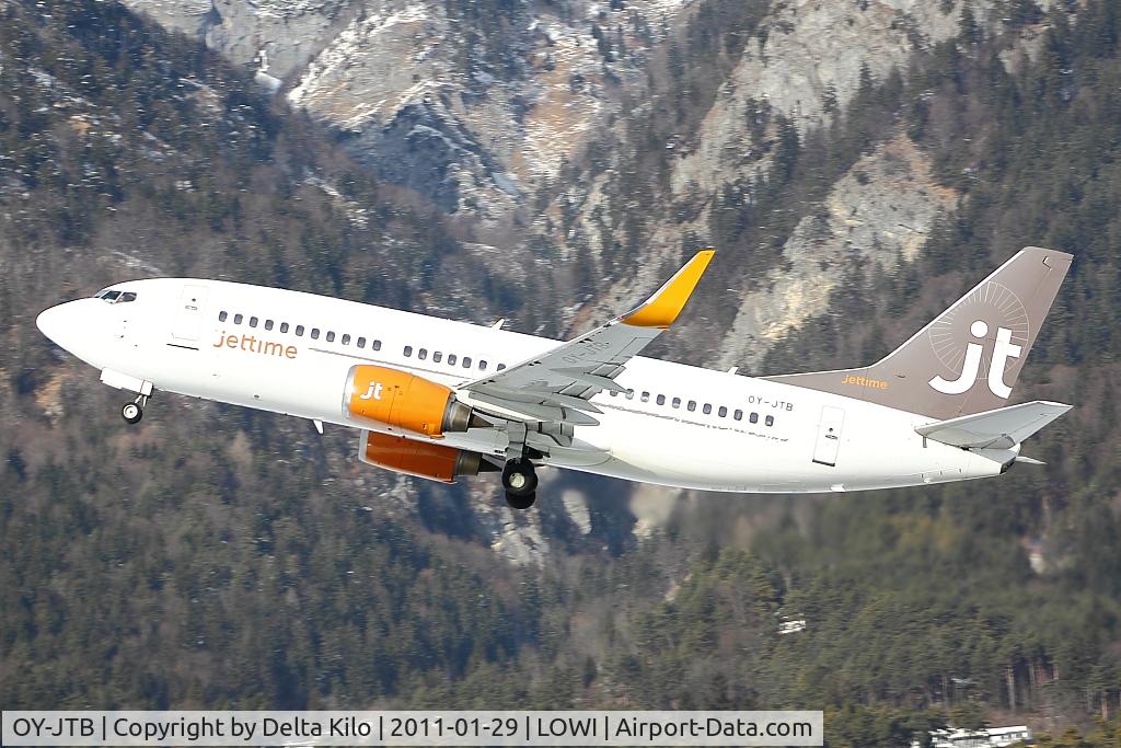 OY-JTB, 1989 Boeing 737-3Y0 C/N 24464, JTG - Jet Time