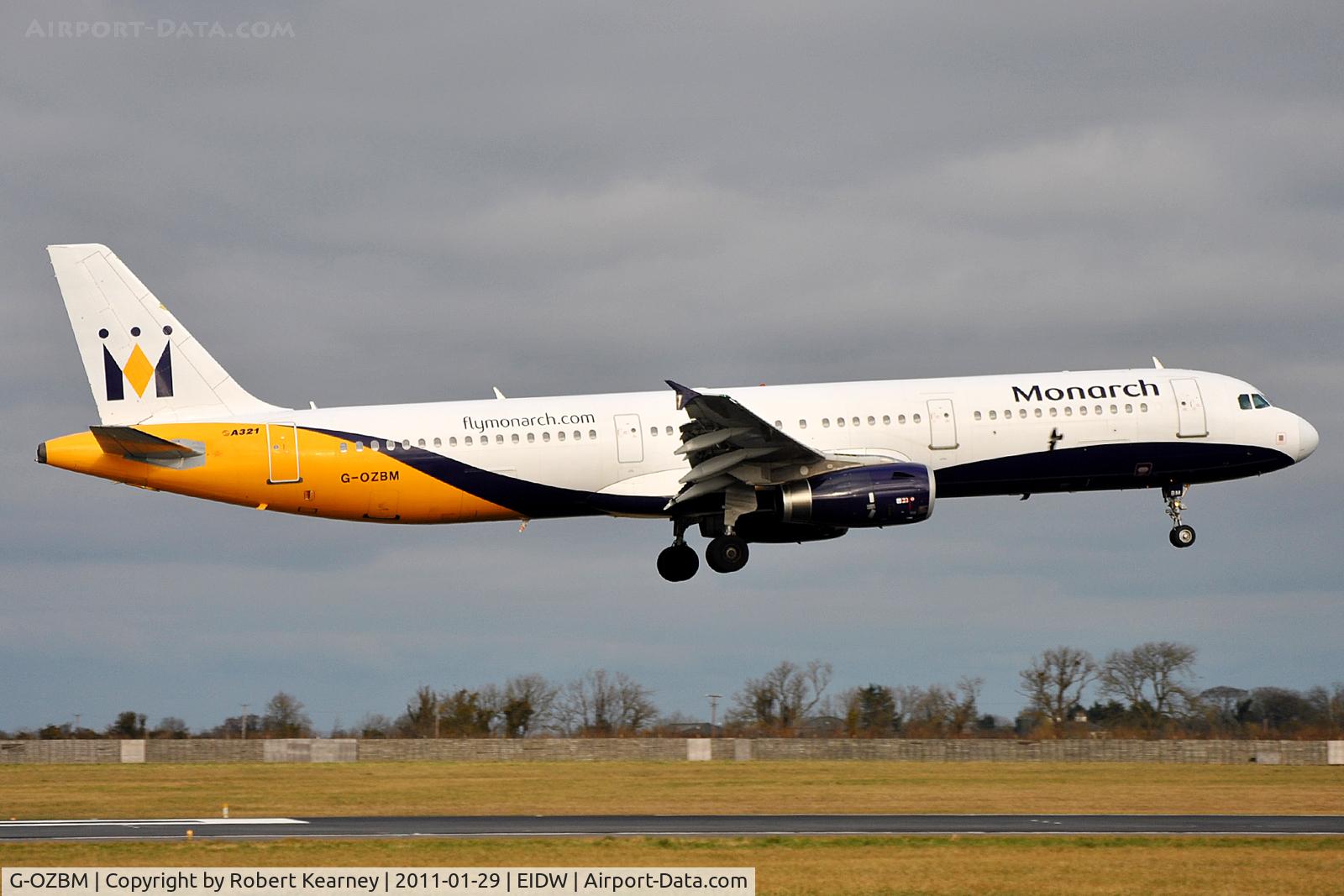 G-OZBM, 1999 Airbus A321-231 C/N 1045, On short finals for r/w 10