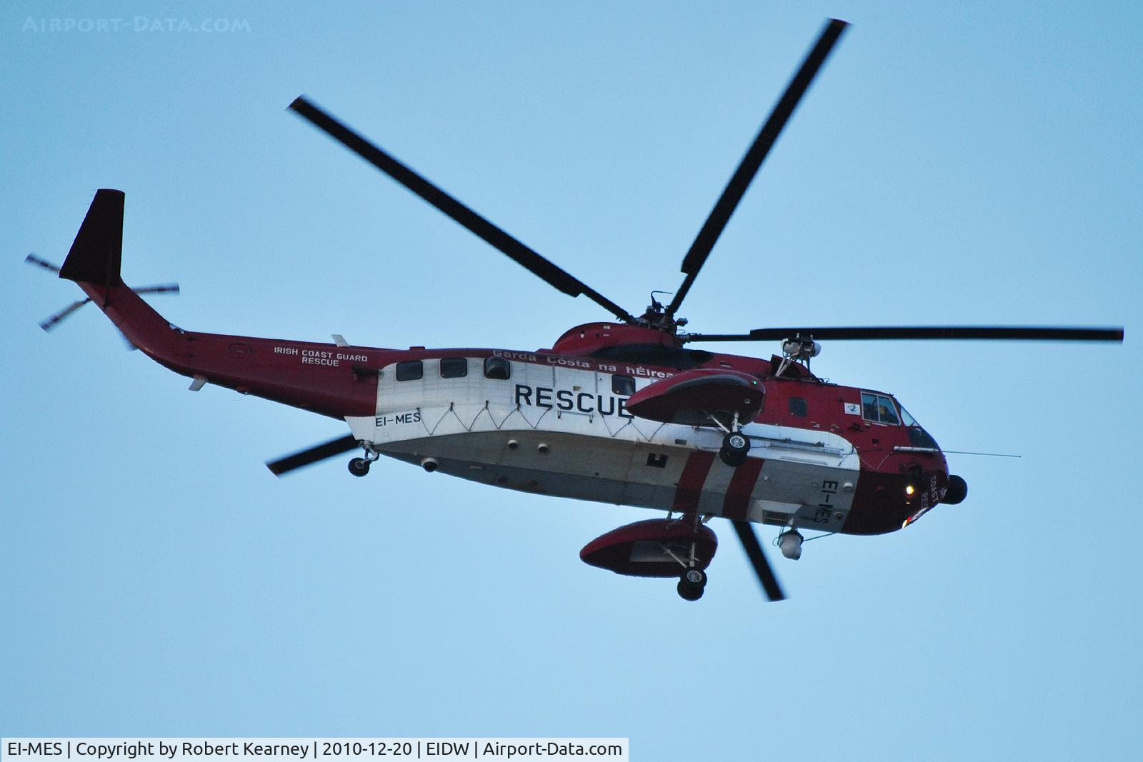 EI-MES, 1977 Sikorsky S-61N C/N 61776, Returning from training on the coast